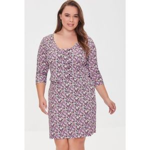 Forever 21+ | Floral Dress & Cardigan Sweater Set